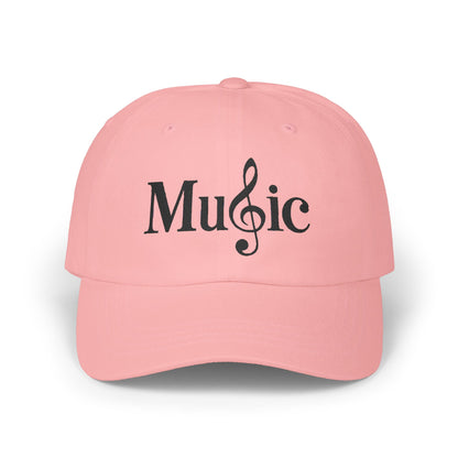 Music Cap – Stylische Basecap mit Notenschlüssel Logo für Musikliebhaber & Musiker – Unisex Streetwear Accessoire