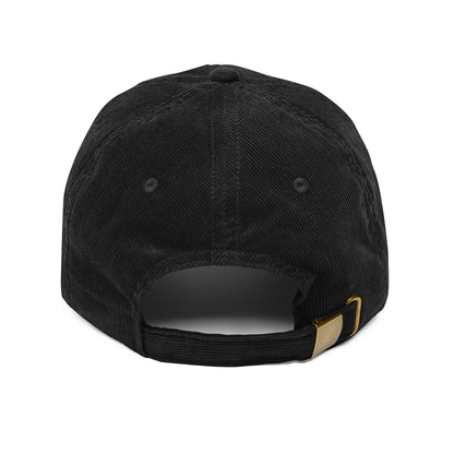 Good Vibes Cord Cap – Retro Cord Basecap mit Stickerei - Good Vibes, Gift for Friends, Relaxed Fashion