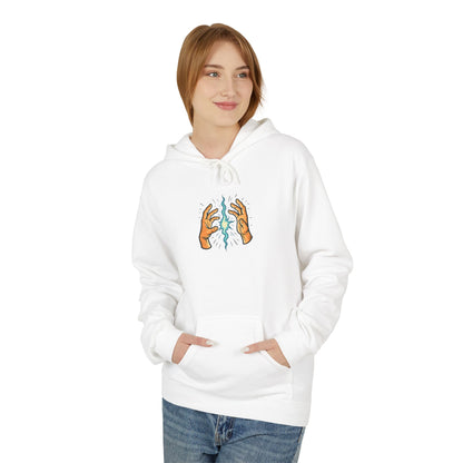 EXHALE Hoodie – Unisex Fleece Kapuzenpullover | Nachhaltige Streetwear mit Achtsamkeits-Statement