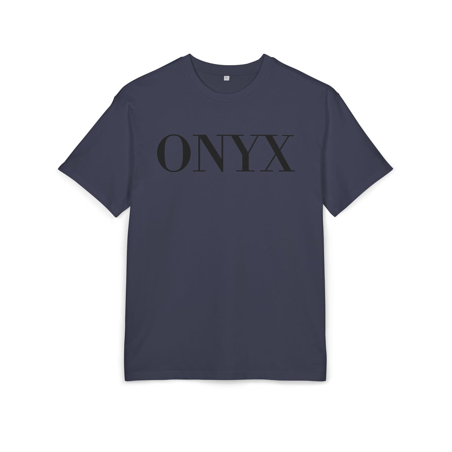 ONYX T-Shirt (Brustprint) – Minimalistisches Oversize Streetwear Design für Damen & Herren