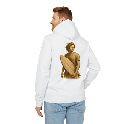 Surfer Hoodie Unisex (Rückenprint) – Oversized Kapuzenpullover mit Surfer-Print | Retro Beach Style für Männer & Frauen