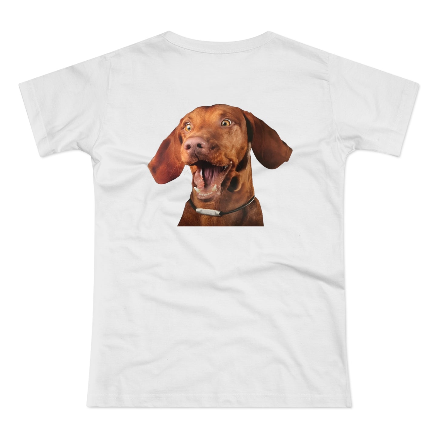 Happy Vizsla – Lustiges Hunde T-Shirt mit Vizsla-Motiv | Geschenk für Hundefans & Tierfreunde