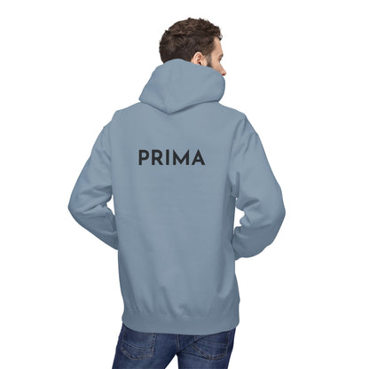 PRIMA Hoodie (Rückenprint) – Unisex Midweight Fleece | Nachhaltige Streetwear mit Komfort & Stil
