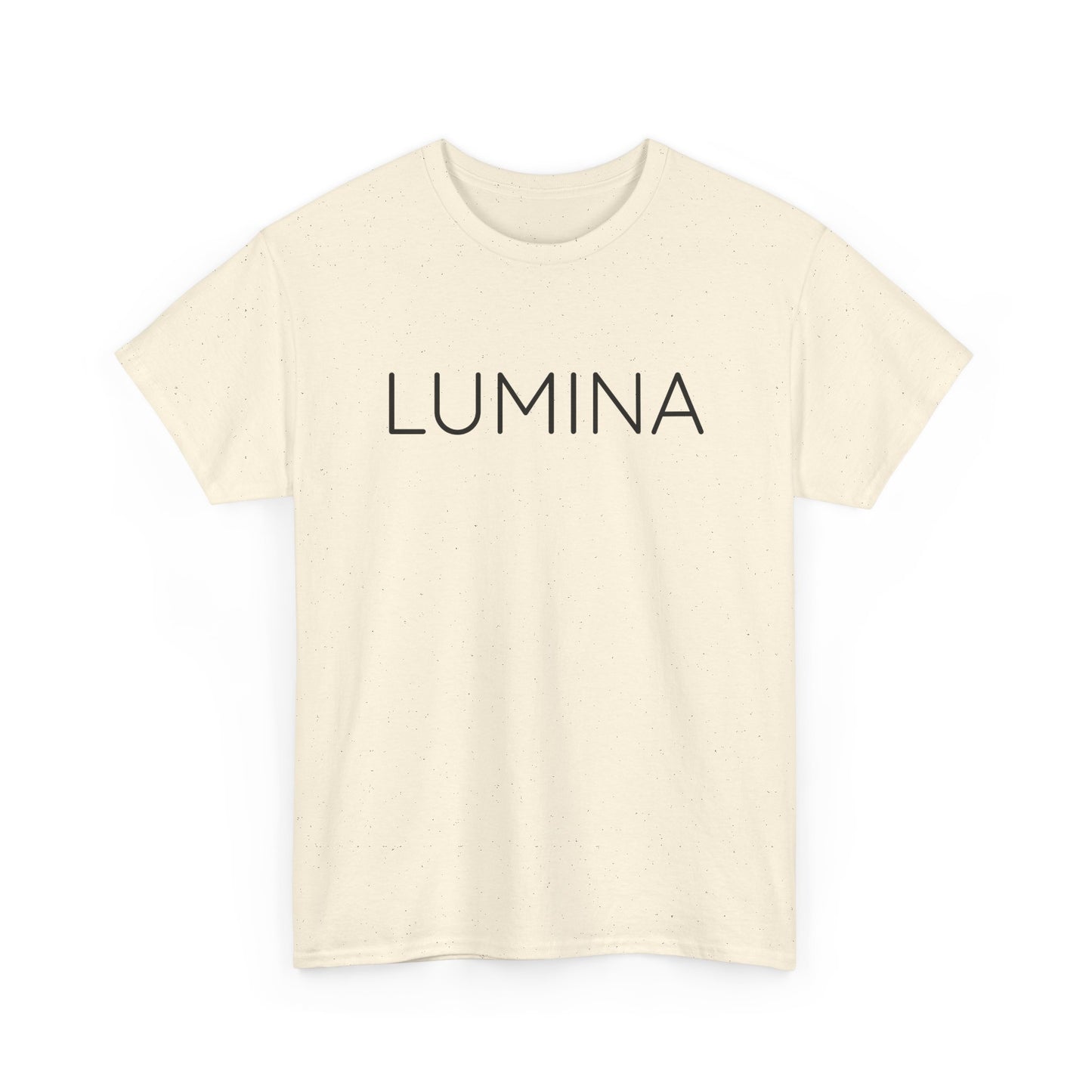 LUMINA T-Shirt Unisex (Brustprint) – Nachhaltiges Heavy Cotton Tee aus 100% Baumwolle, Streetwear Basic & Geschenkidee