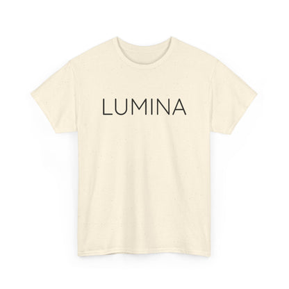 LUMINA T-Shirt Unisex (Brustprint) – Nachhaltiges Heavy Cotton Tee aus 100% Baumwolle, Streetwear Basic & Geschenkidee