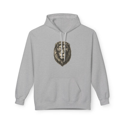 Löwe mit Sonnenbrille Hoodie (Brustprint) – Stylischer Unisex Kapuzenpullover mit Löwenmotiv für Tierfreunde & Streetwear-Fans