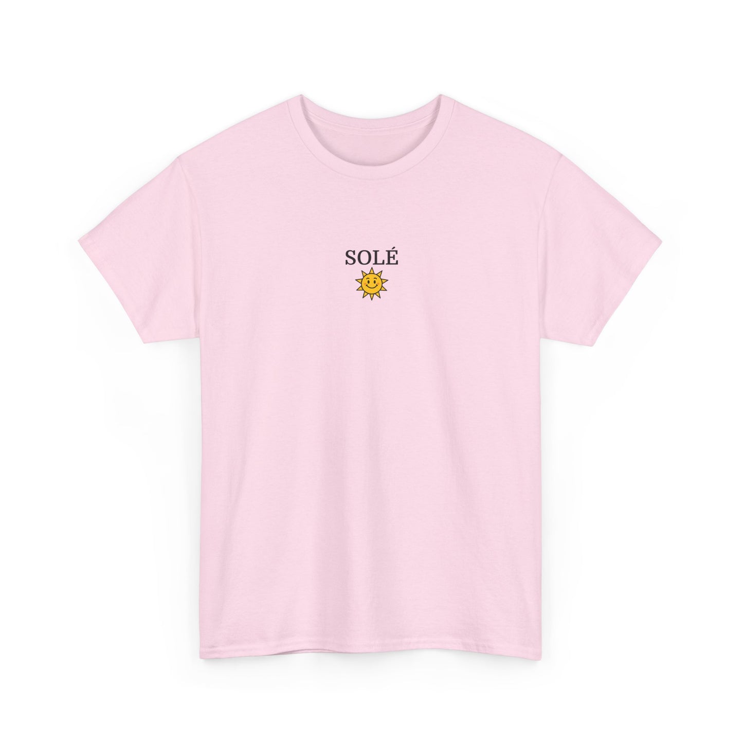 SOLÉ T-Shirt (Brustprint) – Unisex Heavy Cotton Tee | Nachhaltige Streetwear aus 100% Baumwolle