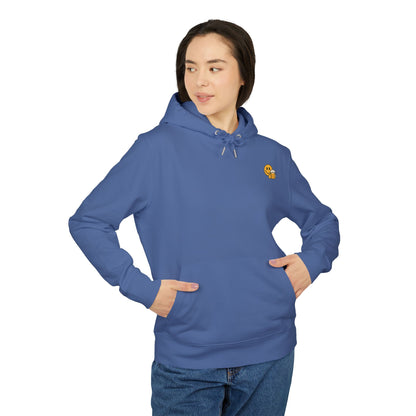 Bier Smiley Hoodie (Brustprint) – Witziger Kapuzenpullover für Männer & Frauen | Party Outfit