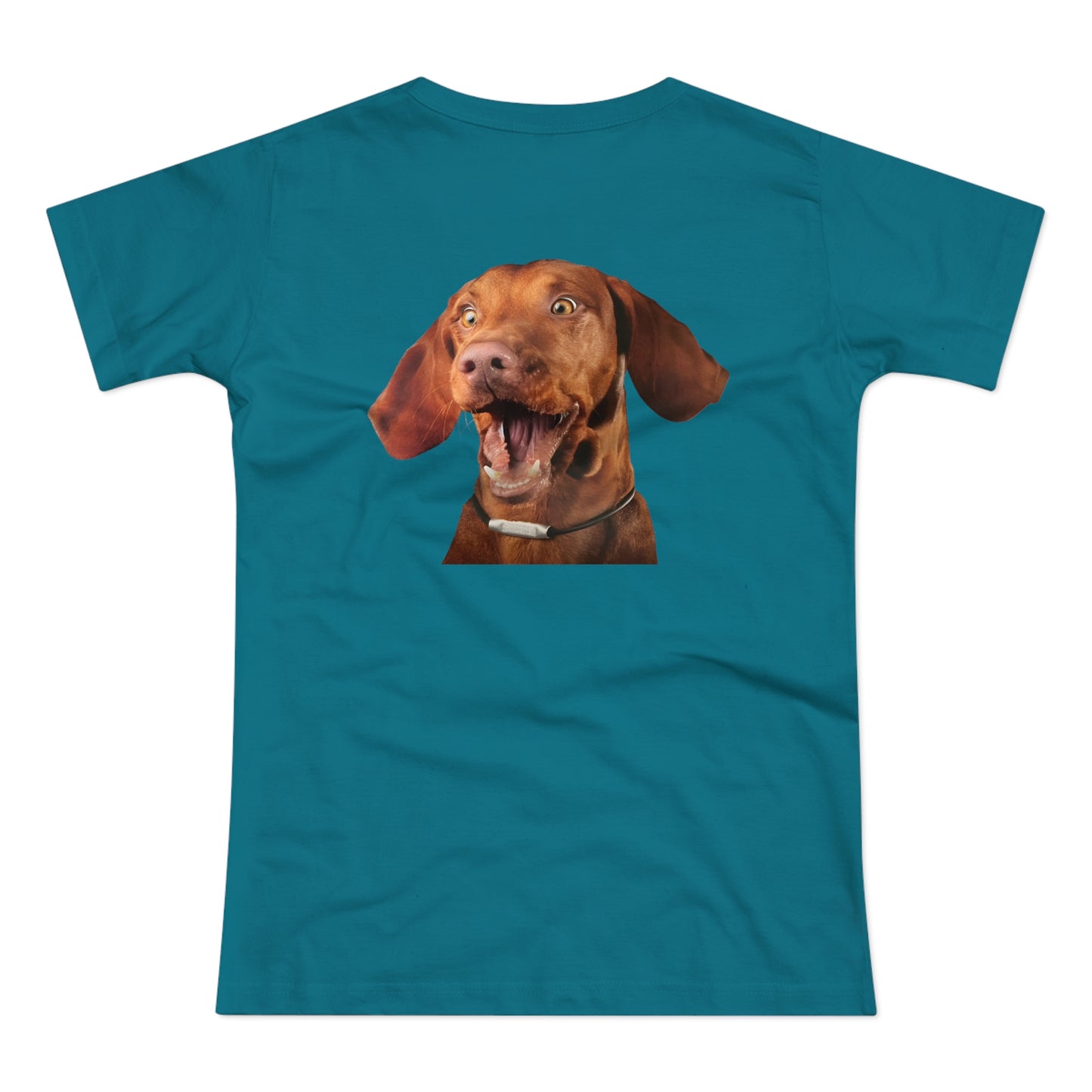 Happy Vizsla – Lustiges Hunde T-Shirt mit Vizsla-Motiv | Geschenk für Hundefans & Tierfreunde