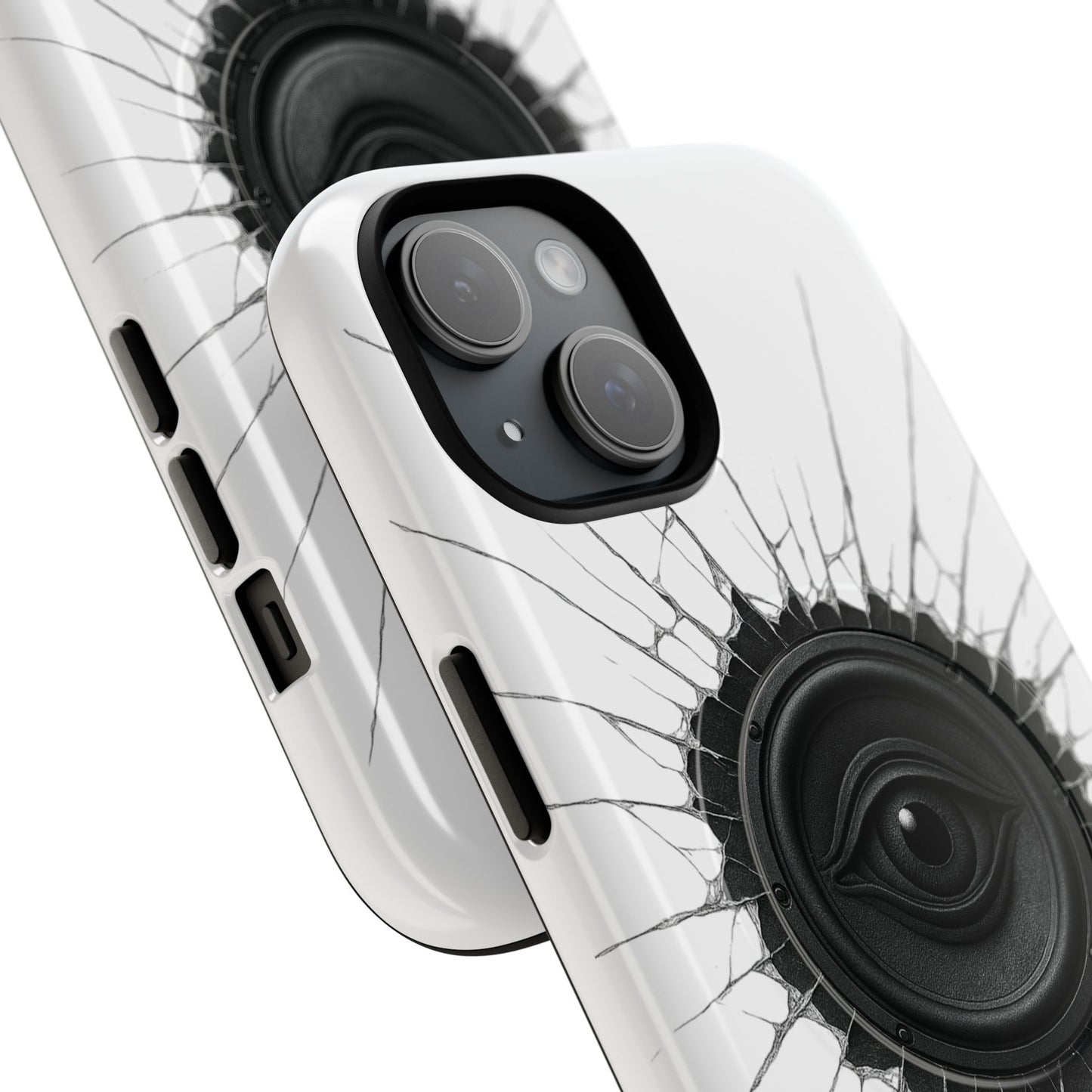 Surreal Eye Speaker Handyhülle – Kreatives Lautsprecher-Augen Design für Musik- & Kunstfans – Schutzhülle für iPhone & Android"