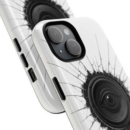 Surreal Eye Speaker Handyhülle – Kreatives Lautsprecher-Augen Design für Musik- & Kunstfans – Schutzhülle für iPhone & Android"
