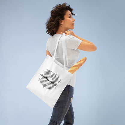 Jutebeutel mit Bergmotiv – Nachhaltige Baumwolltasche mit Sonnenuntergangs-Design, langlebig & umweltfreundlich für Alltag und Freizeit
