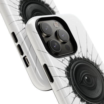 Surreal Eye Speaker Handyhülle – Kreatives Lautsprecher-Augen Design für Musik- & Kunstfans – Schutzhülle für iPhone & Android"