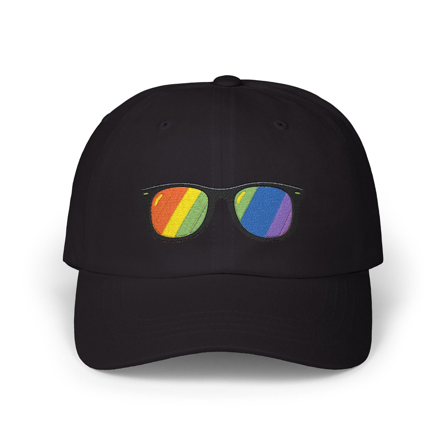 Regenbogen Sonnenbrille Cap – Stylische Unisex Snapback für Pride, Festivals & Streetwear