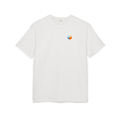 Yin Yang T-Shirt (Brustprint) – Element Wasser & Feuer Symbol im Energie-Design – Unisex Spiritual Streetwear Shirt