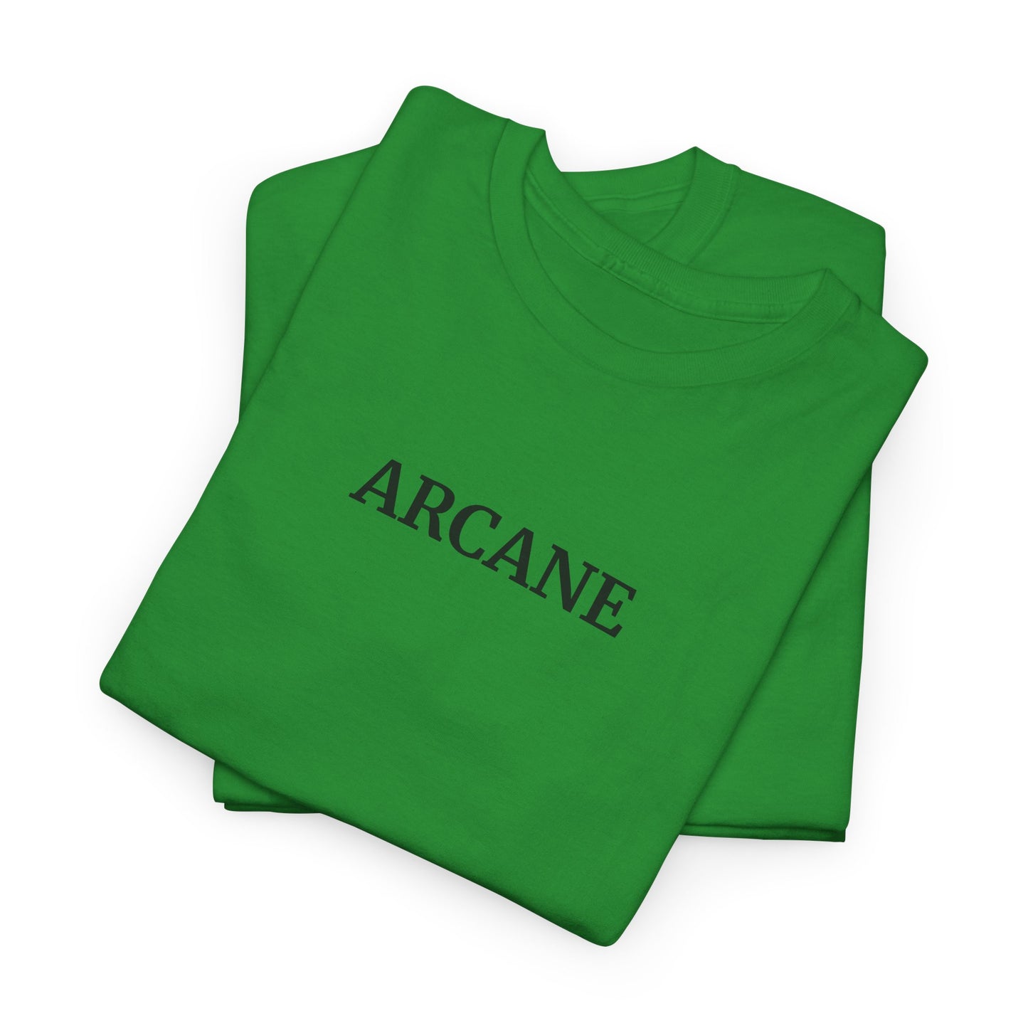 ARCANE T-Shirt (Brustprint) – Unisex Heavy Cotton Tee | Nachhaltige Streetwear aus 100% Baumwolle
