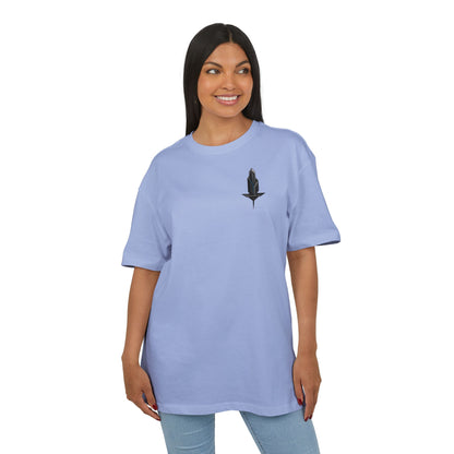 Minimalistisches Tech T-Shirt (Brustprint) – Unisex Shirt mit modernem geometrischem Logo – Urban Streetwear Look
