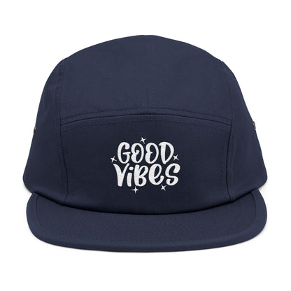 Good Vibes – 5-Panel Cap mit Stickerei