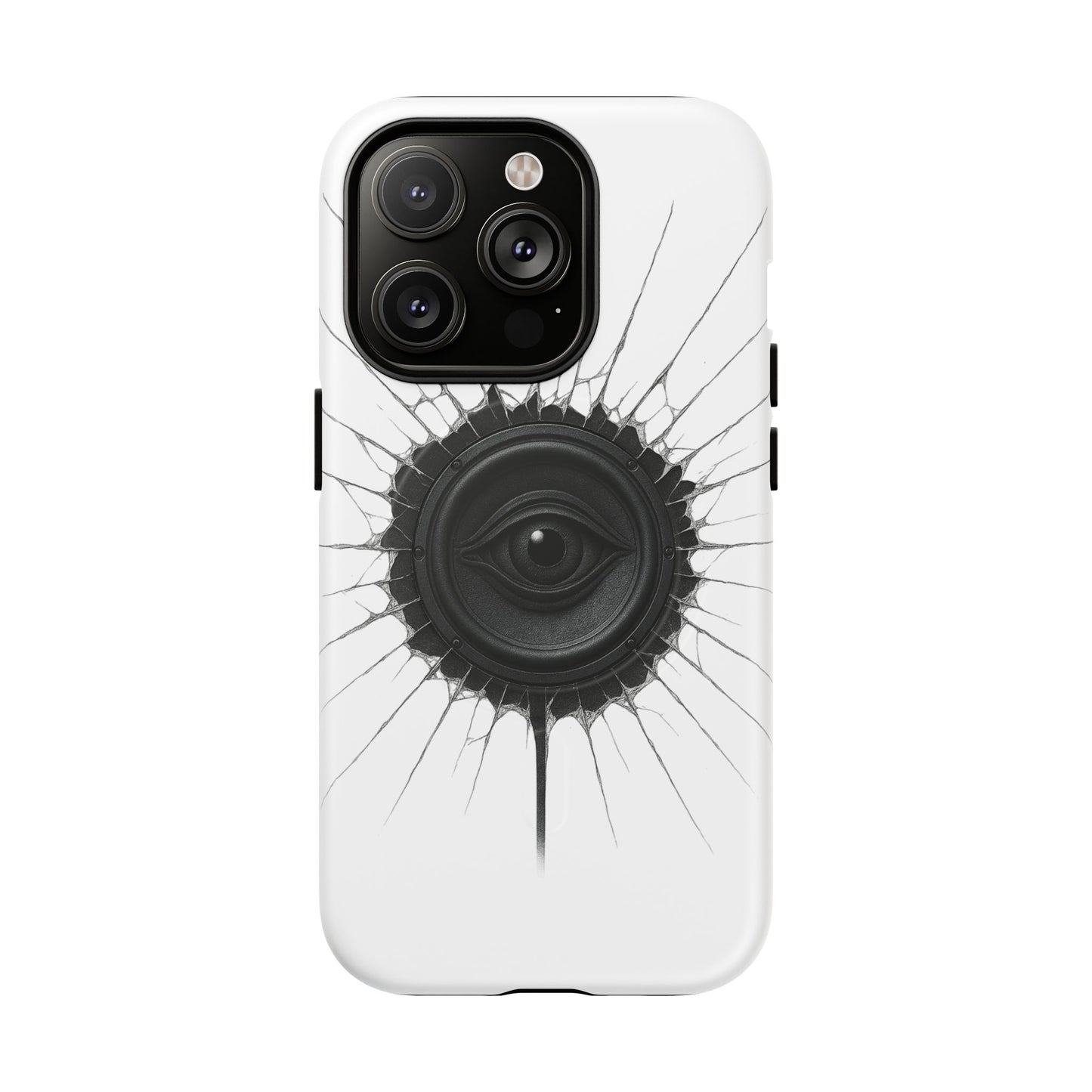 Surreal Eye Speaker Handyhülle – Kreatives Lautsprecher-Augen Design für Musik- & Kunstfans – Schutzhülle für iPhone & Android"
