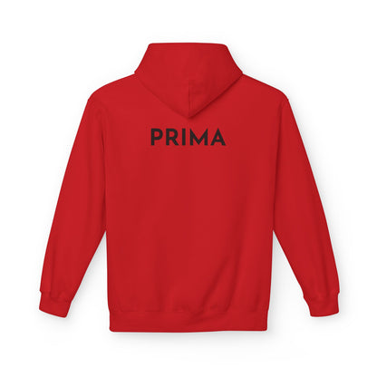 PRIMA Hoodie (Rückenprint) – Unisex Midweight Fleece | Nachhaltige Streetwear mit Komfort & Stil