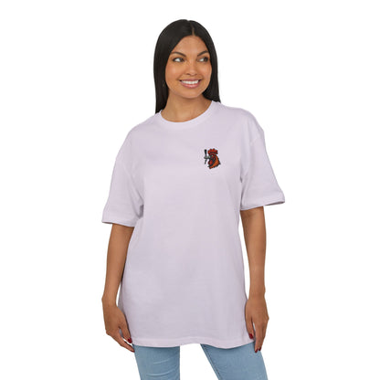 Bierhahn T-Shirt (Brustprint) – Lustiges Hahn mit Zapfhahn Motiv für Bierliebhaber & Grillfans – Unisex Funshirt
