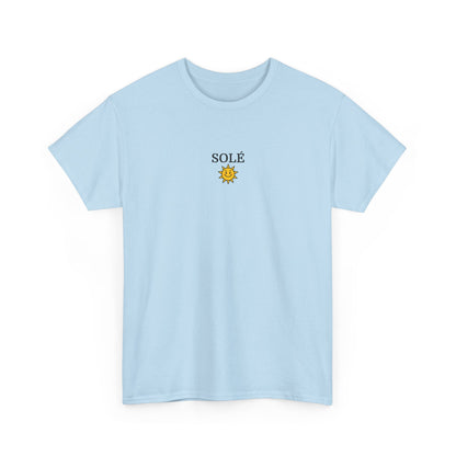 SOLÉ T-Shirt (Brustprint) – Unisex Heavy Cotton Tee | Nachhaltige Streetwear aus 100% Baumwolle