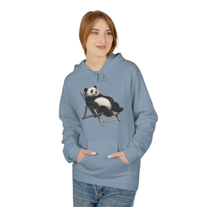 Chillender Panda (Brustprint) - Unisex Midweight Fleece | Nachhaltige Streetwear mit Komfort & Stil