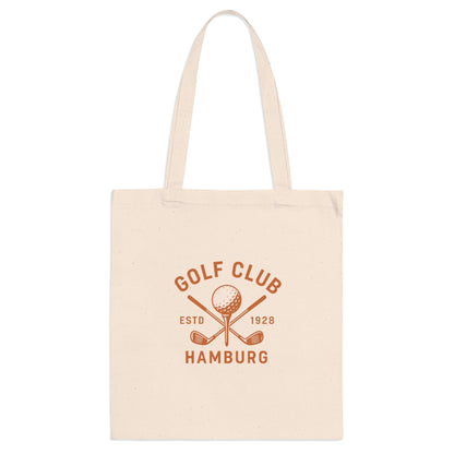 Vintage Golf Club Hamburg Jutebeutel – Retro Stofftasche Estd. 1928 für Golfer & Hamburg-Fans
