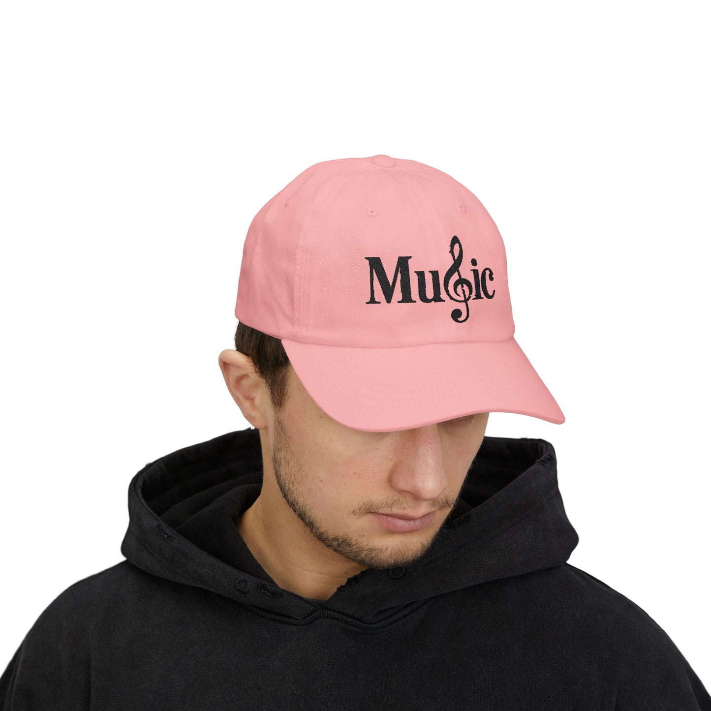 Music Cap – Stylische Basecap mit Notenschlüssel Logo für Musikliebhaber & Musiker – Unisex Streetwear Accessoire