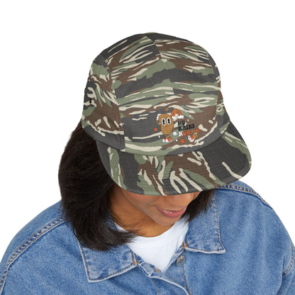 No Rains No Rainbow – 5-Panel Cap mit Stickerei