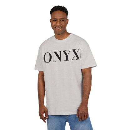ONYX T-Shirt (Brustprint) – Minimalistisches Oversize Streetwear Design für Damen & Herren