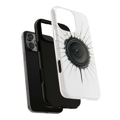 Surreal Eye Speaker Handyhülle – Kreatives Lautsprecher-Augen Design für Musik- & Kunstfans – Schutzhülle für iPhone & Android"