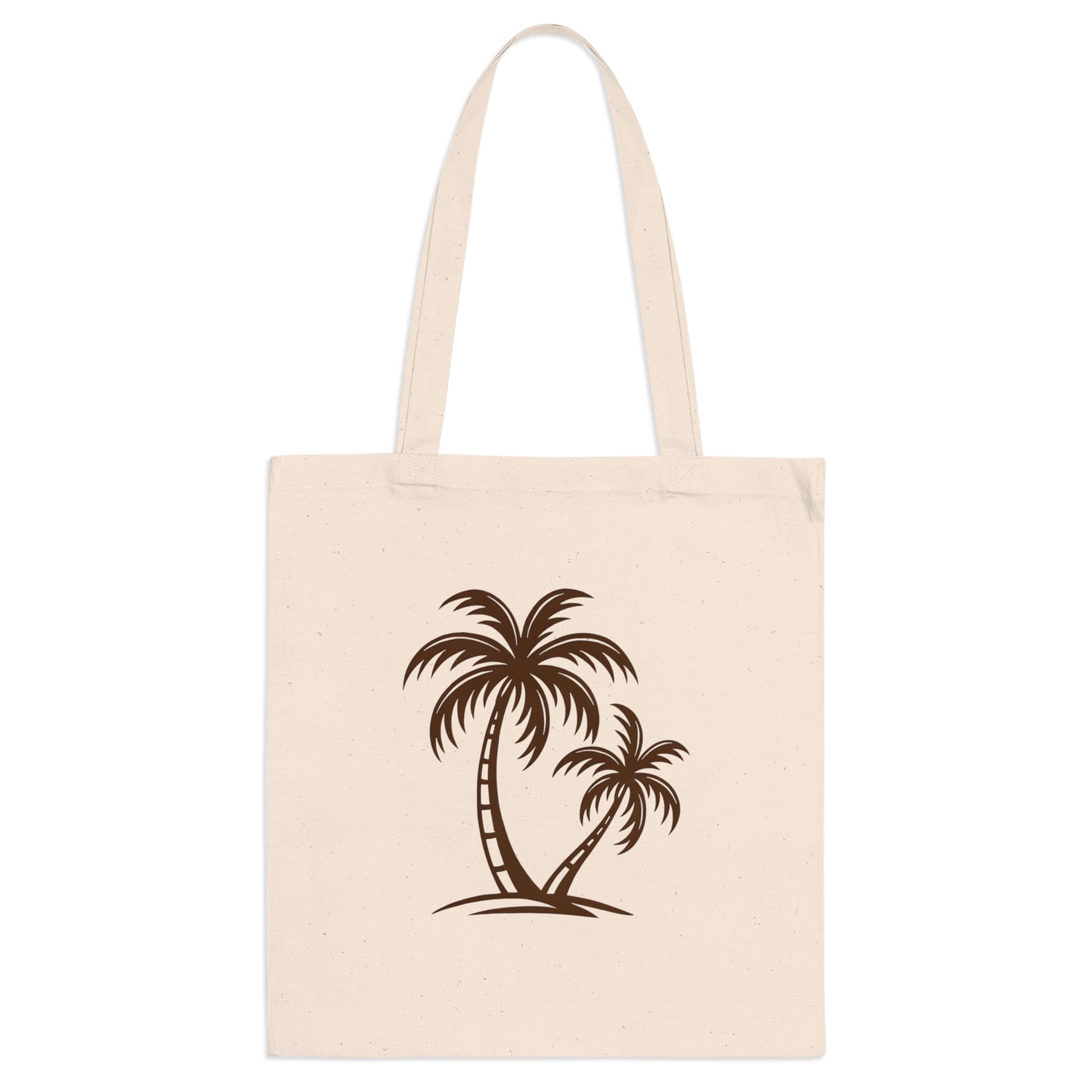 Palmen Jutebeutel – Nachhaltige Stofftasche mit tropischem Strandmotiv | Boho Shopper für Damen & Herren