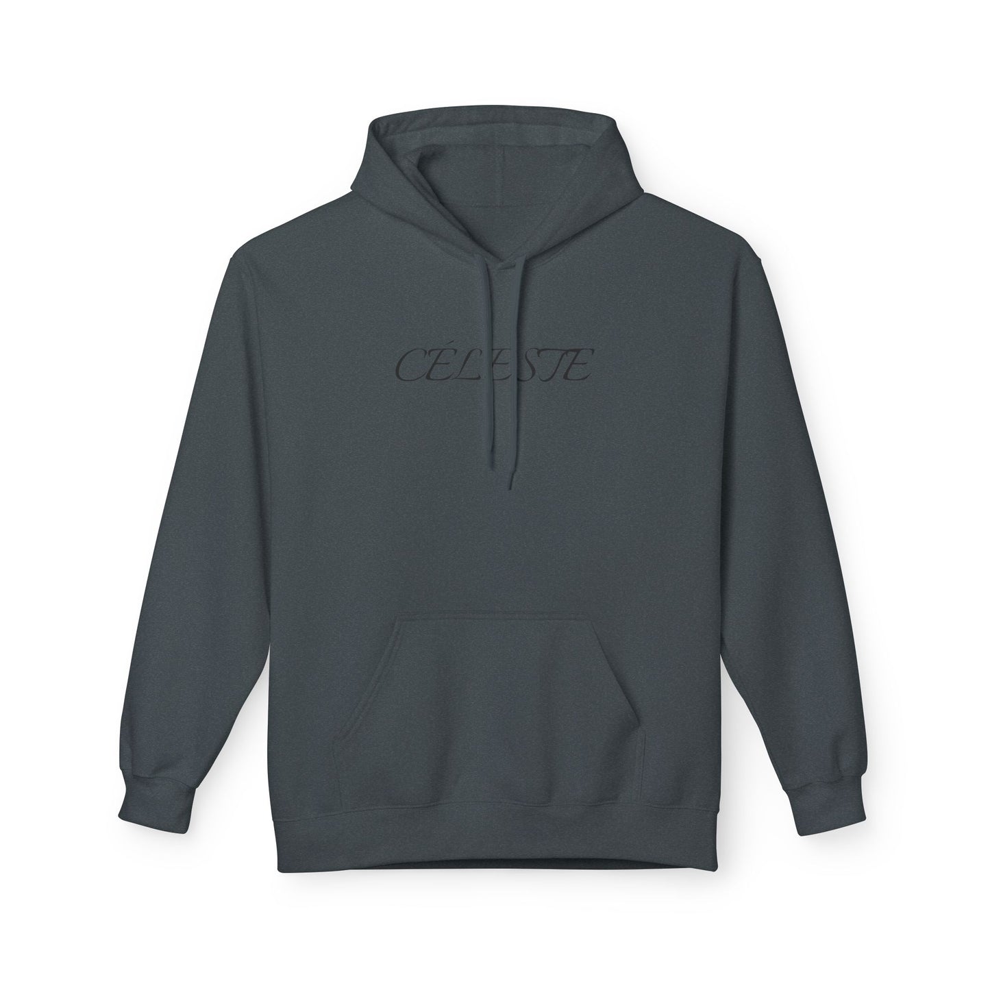 CÉLESTE Hoodie (Brustprint) – Unisex Midweight Softstyle Fleece | Nachhaltige Streetwear mit Komfort & Stil