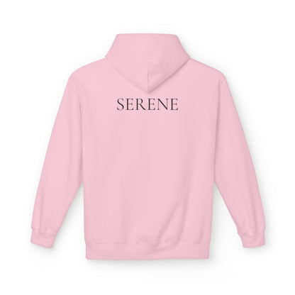 SERENE Hoodie (Rückenprint) – Unisex Midweight Fleece | Nachhaltige Streetwear mit Komfort & Stil