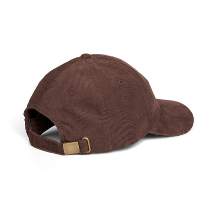 Do What Makes You Happy Cord Cap – Retro Cord Basecap mit Stickerei - Good Vibes, Gift for Friends, Relaxed Fashion