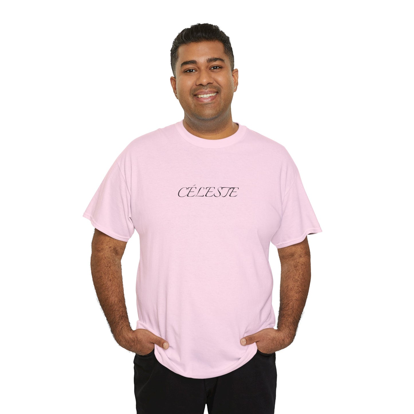 Céleste T-Shirt (Brustprint) – Unisex Heavy Cotton Tee | Nachhaltige Streetwear aus 100% Baumwolle