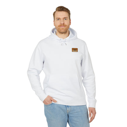 Retro Kassette Hoodie – Unisex Kapuzenpullover mit Tape-Logo vorn | Nostalgie Streetwear für Musikfans