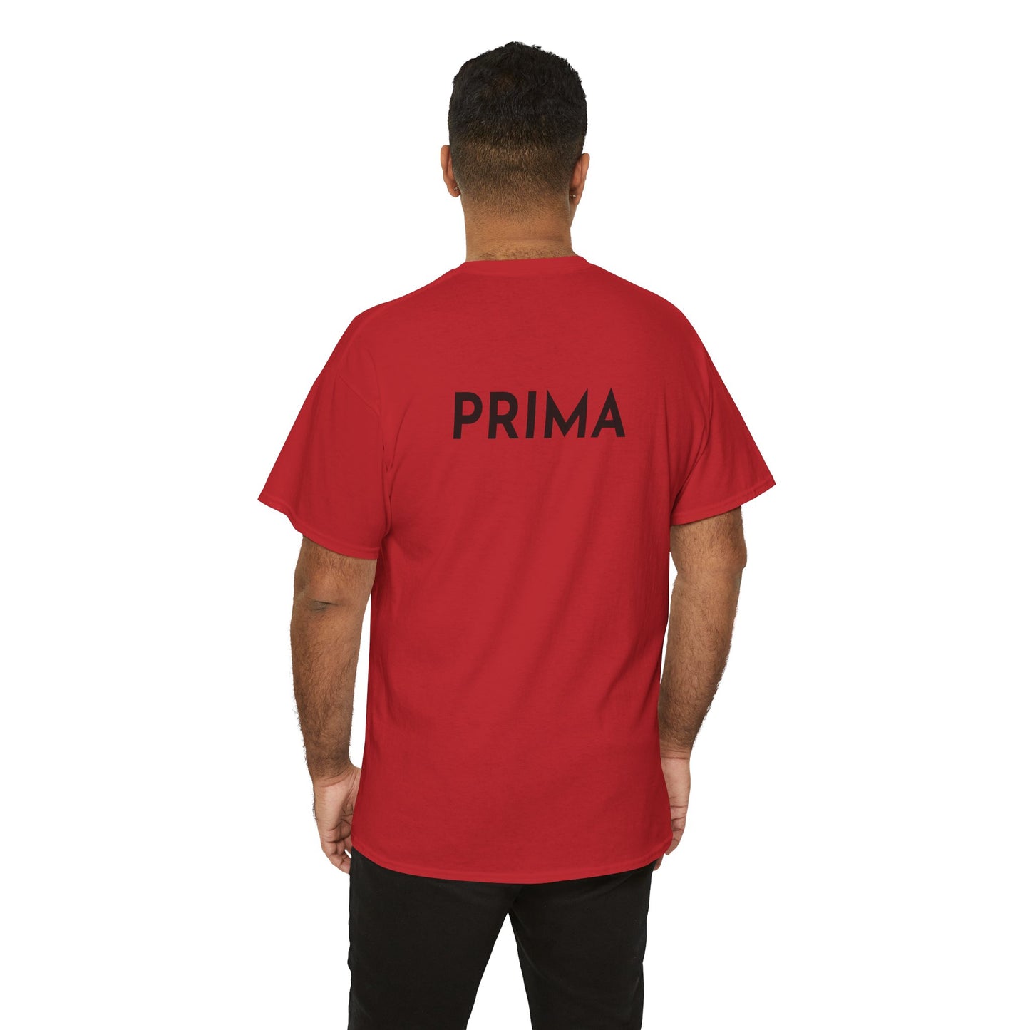 PRIMA T-Shirt (Rückenprint) – Unisex Heavy Cotton Tee | Nachhaltige Streetwear aus 100% Baumwolle