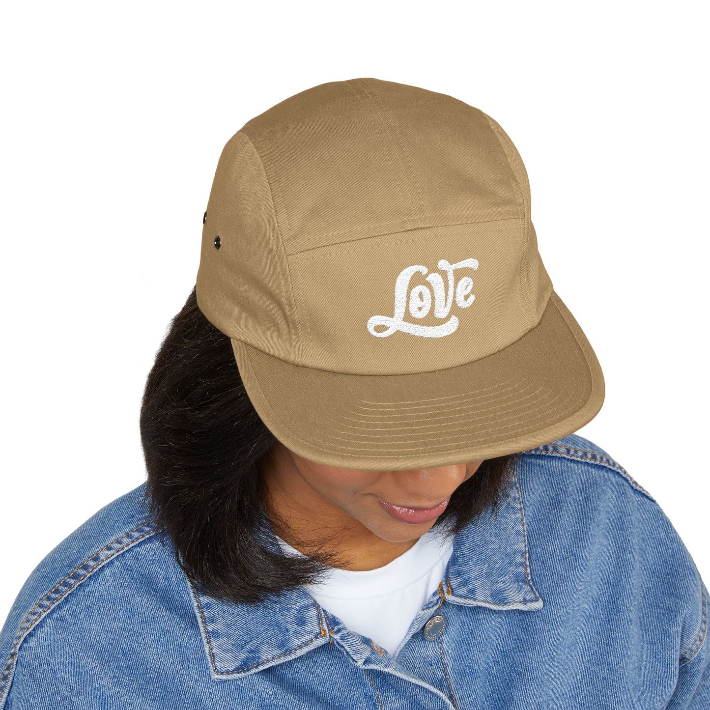 Love – 5-Panel Cap mit Stickerei