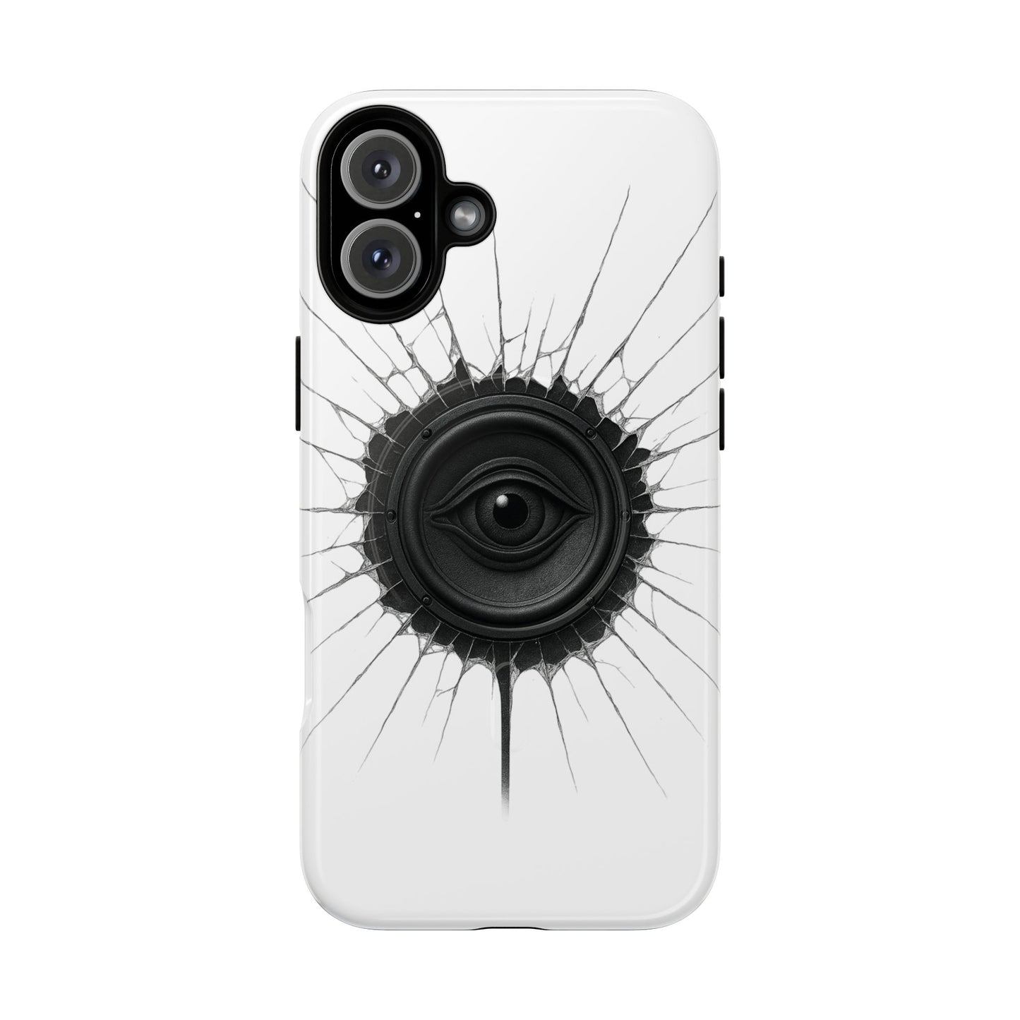Surreal Eye Speaker Handyhülle – Kreatives Lautsprecher-Augen Design für Musik- & Kunstfans – Schutzhülle für iPhone & Android"