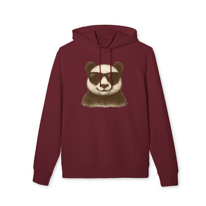Panda Hoodie mit Sonnenbrille (Brustprint) – Cooler Unisex Kapuzenpullover im Oversize Streetwear Look