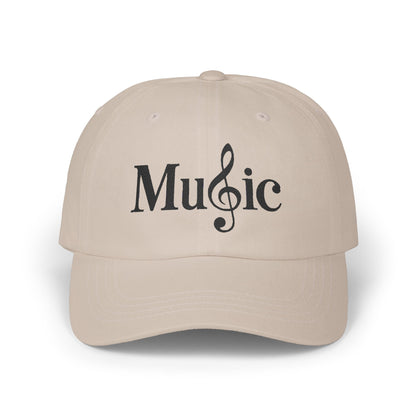 Music Cap – Stylische Basecap mit Notenschlüssel Logo für Musikliebhaber & Musiker – Unisex Streetwear Accessoire