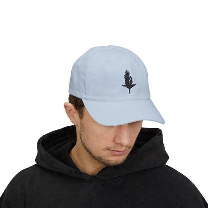 Minimalistische Techwear Cap – Unisex Basecap mit modernem geometrischem Logo im Urban Streetstyle