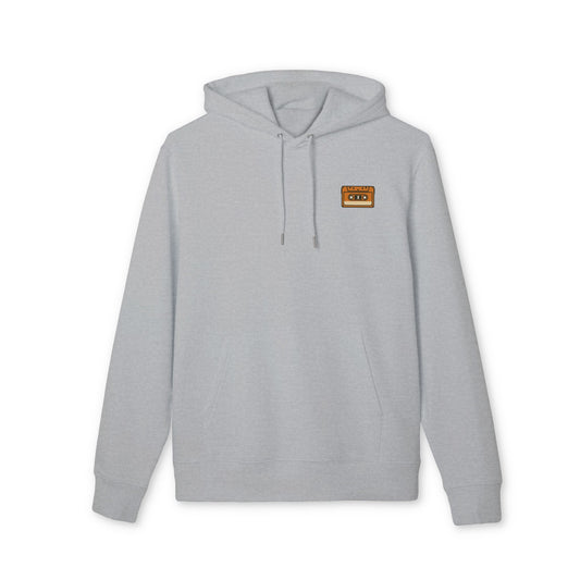 Retro Kassette Hoodie – Unisex Kapuzenpullover mit Tape-Logo vorn | Nostalgie Streetwear für Musikfans