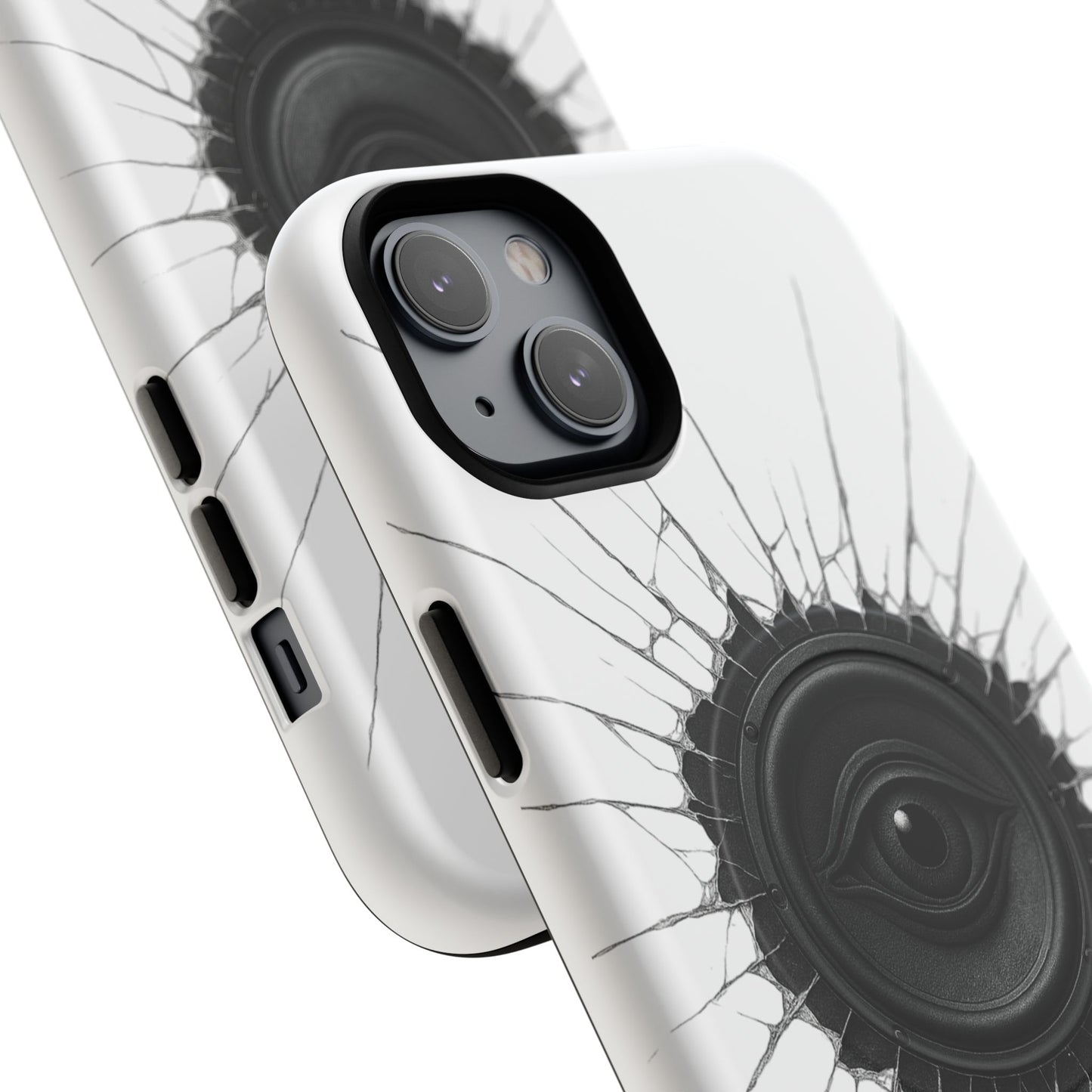 Surreal Eye Speaker Handyhülle – Kreatives Lautsprecher-Augen Design für Musik- & Kunstfans – Schutzhülle für iPhone & Android"