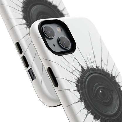 Surreal Eye Speaker Handyhülle – Kreatives Lautsprecher-Augen Design für Musik- & Kunstfans – Schutzhülle für iPhone & Android"