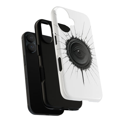 Surreal Eye Speaker Handyhülle – Kreatives Lautsprecher-Augen Design für Musik- & Kunstfans – Schutzhülle für iPhone & Android"