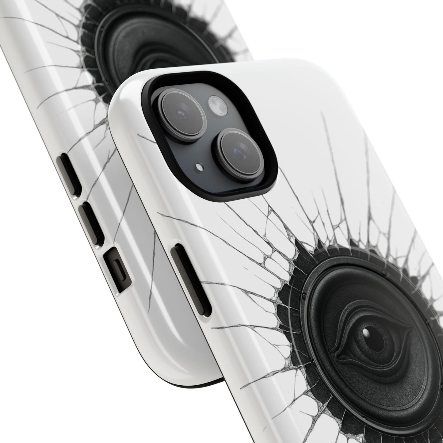 Surreal Eye Speaker Handyhülle – Kreatives Lautsprecher-Augen Design für Musik- & Kunstfans – Schutzhülle für iPhone & Android"