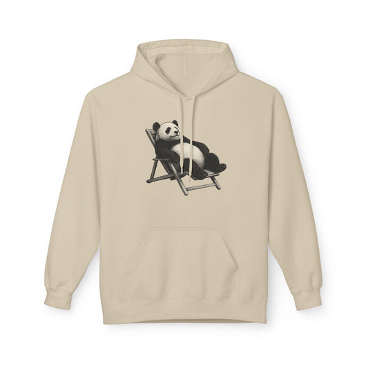 Chillender Panda (Brustprint) - Unisex Midweight Fleece | Nachhaltige Streetwear mit Komfort & Stil